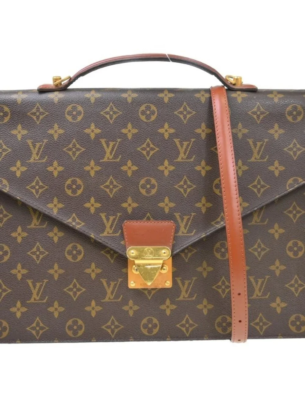 OUIS VUITTON MONOGRAM PORTE DOCUMENTS BANDOULIERE